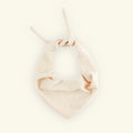 100% Cashmere triangle scarf - pearl
