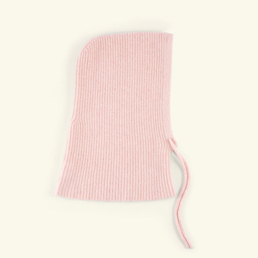 Balaclava aus 100% Kaschmir - rosa
