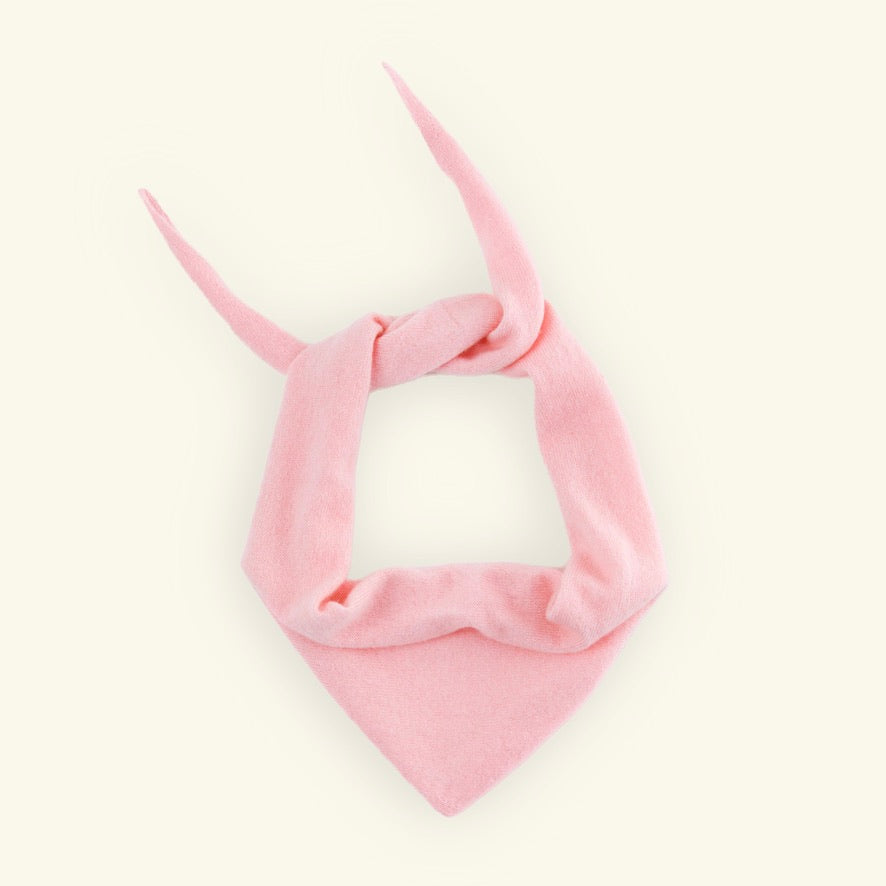Dreieckstuch aus 100% Kaschmir - rosa