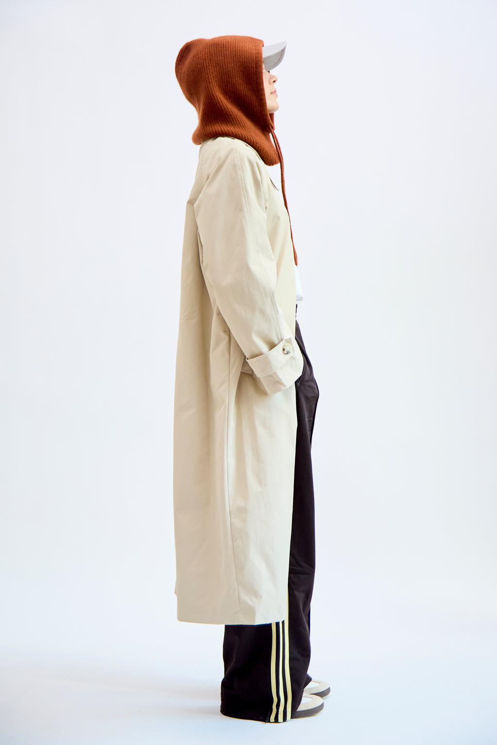 Balaclava aus 100% Kaschmir - braun