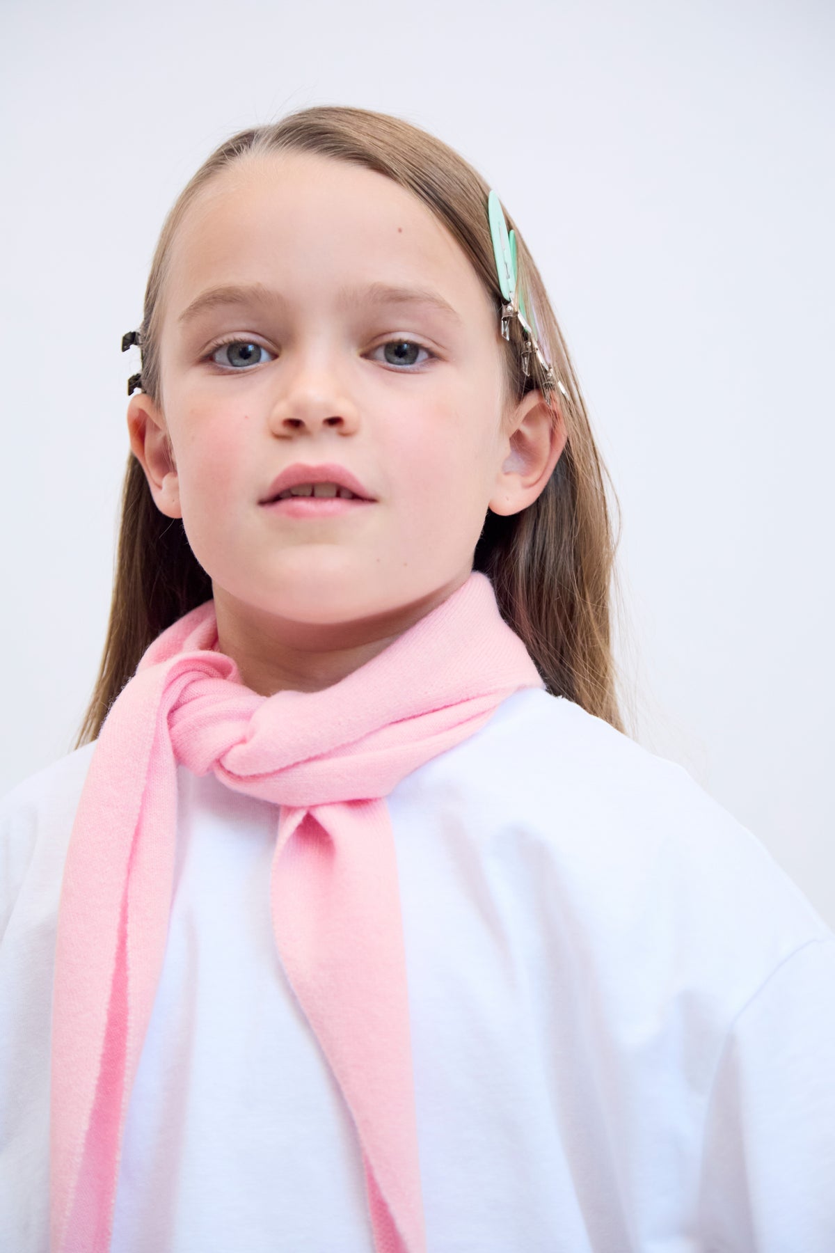Dreieckstuch aus 100% Kaschmir - rosa