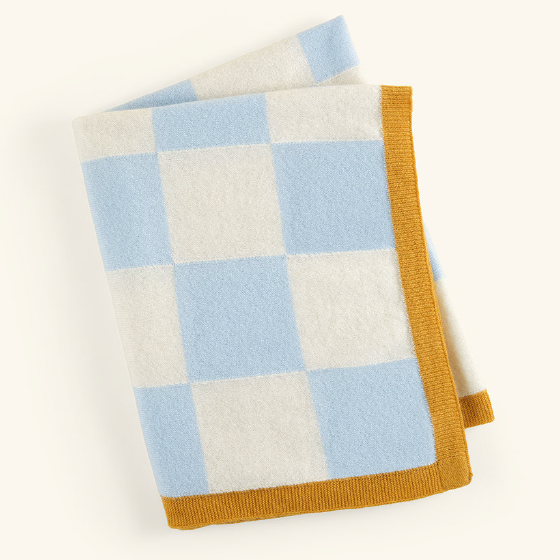 Balaclava für Erwachsene aus 100% Kaschmir blau